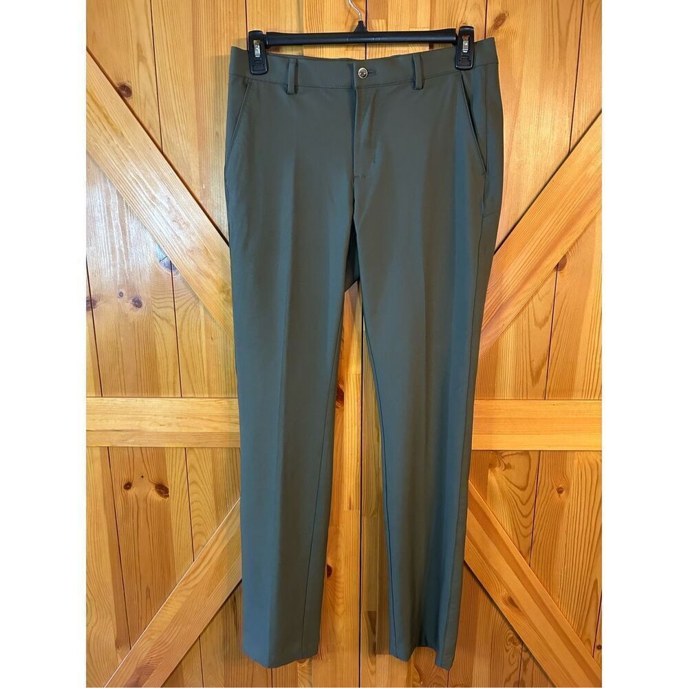 Greg Norman Men's Jordan Flat Front performance Stretch Golf Pants Size 32x34 (8